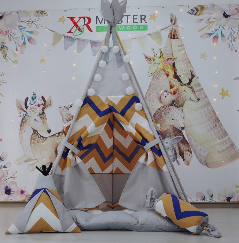 Вігвам для хлопчика Індіанець 5-гранний (0001678) - фото 4 Вігвам для хлопчика Індіанець 5-гранний (0001678) - фото 4