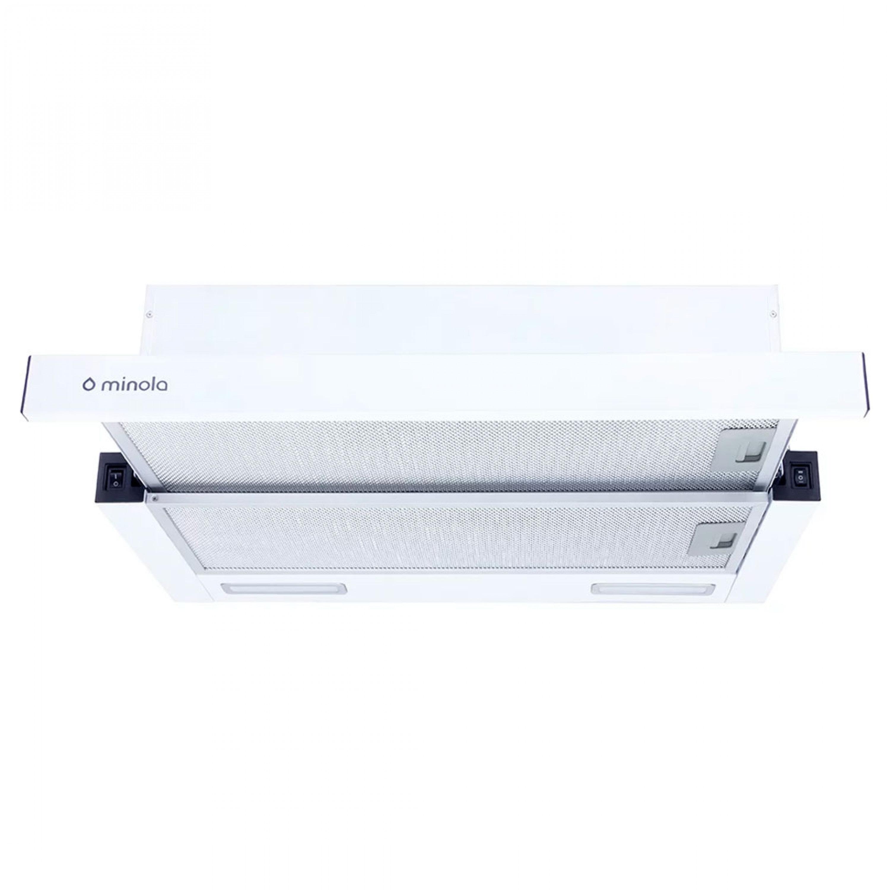 Вытяжка телескопическая Minola HTL 6215 700 LED White (5902767901918)