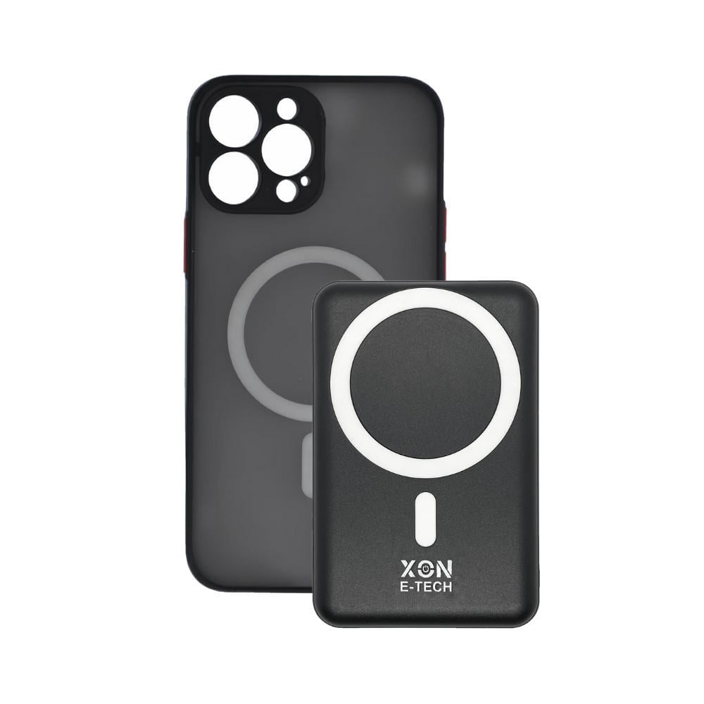 Чехол с беспроводной батареей XON 5000 mAh для iPhone 13 Pro Max BatteryCase Черный (945803142)