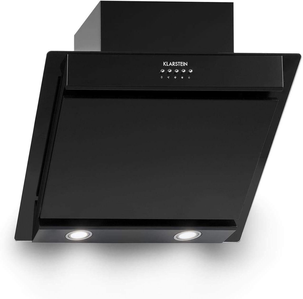 Вытяжка кухонная Zola 60 см,190 Вт 607 м3/ч LED настенная Черный