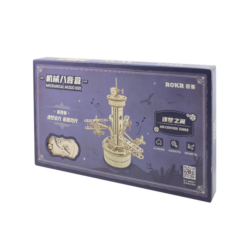 Конструктор 3D Robotime AMK41 Air Control Tower (1378417) - фото 5