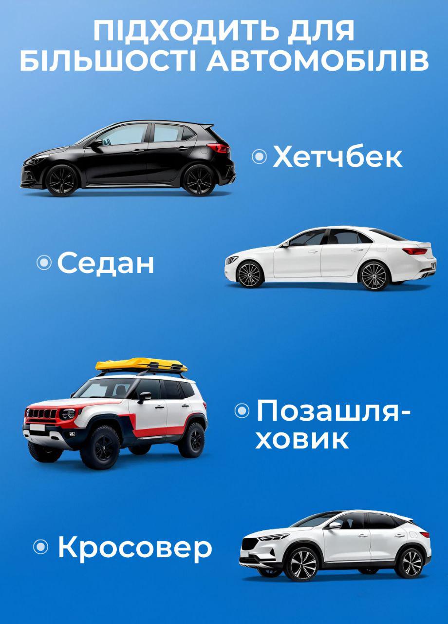 Парасолька в авто для захисту від сонця Car Umbrella на лобове скло 135х75 см (400999) - фото 4