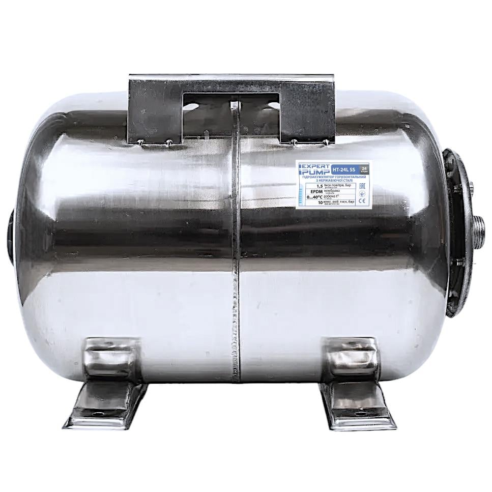 Гидроаккумулятор 24 л горизонтальный нержавеющий EP HT24SS (28054785) - фото 1