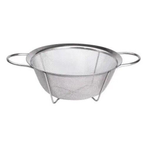 Друшляк сталевий з двома ручками 22 см (HP-19-2-22)