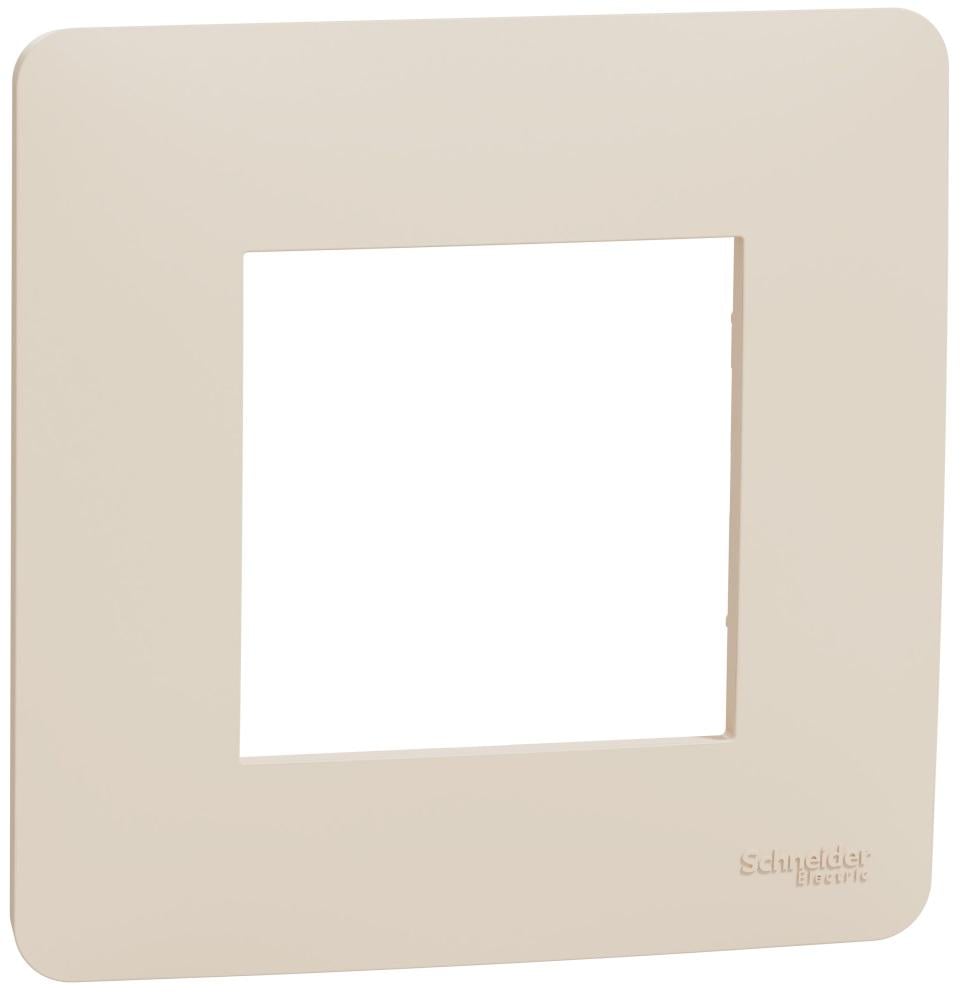 Рамка Schneider Electric 1-постовая ABS-UV Unica Бежевый (NU200244)