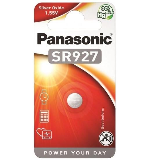 Батарейка серебряно-цинковая Panasonic SR927 70 mAh 1 шт. (SR-927EL/1B)