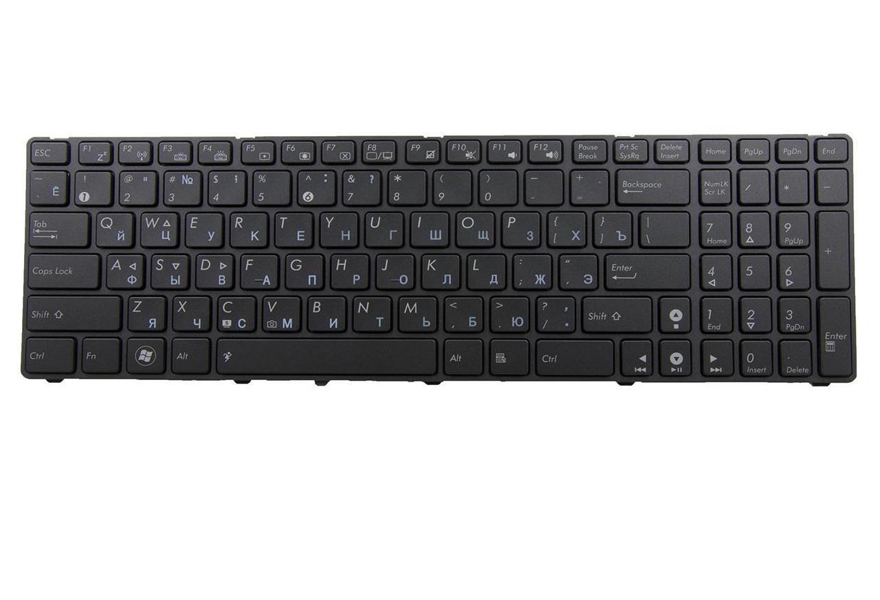 Клавиатура для ноутбука Asus K72 K72 с подсветкой клавиш матовая (04GNV32KRU00)