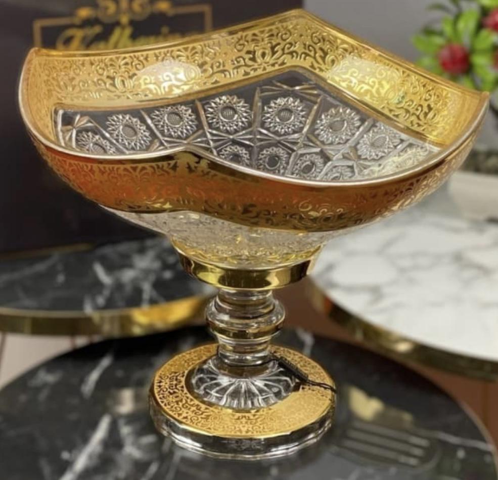 Ваза для фруктов Богемия квадро