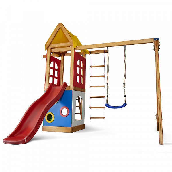 Детский игровой комплекс SportBaby Babyland-25 310х180х240 см Разноцветный (1238010913)