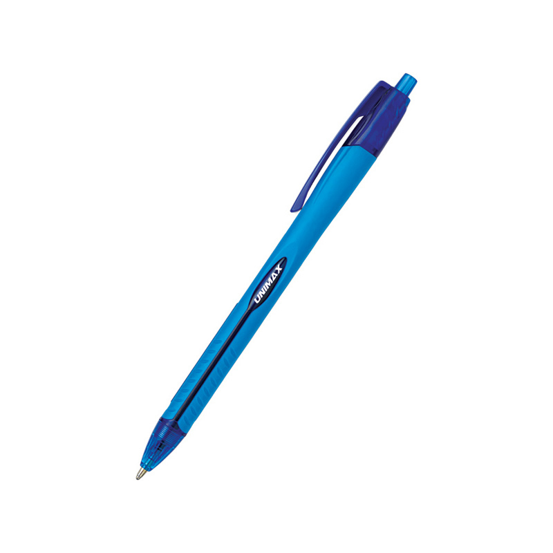 Набор ручек шариковых Aerogrip автоматические 12 шт. Синий (UX-136-02 8907430006607)