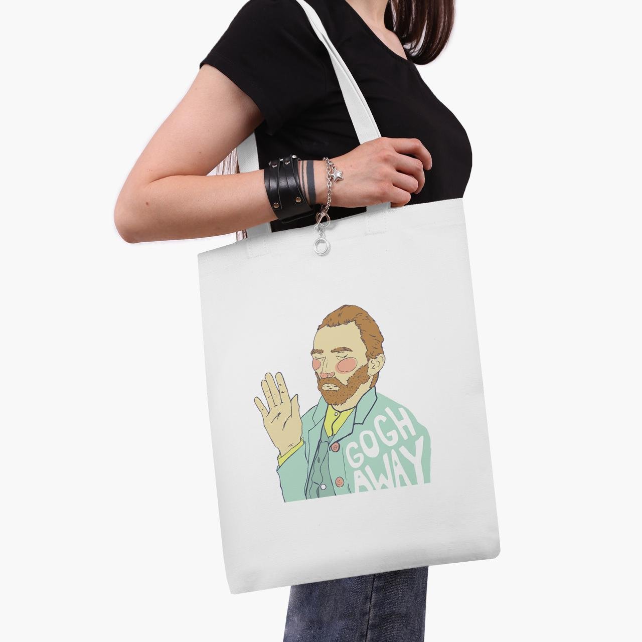 Еко сумка шоппер Vincent van Gogh 41x35 см Білий (9227-2949-WT1)