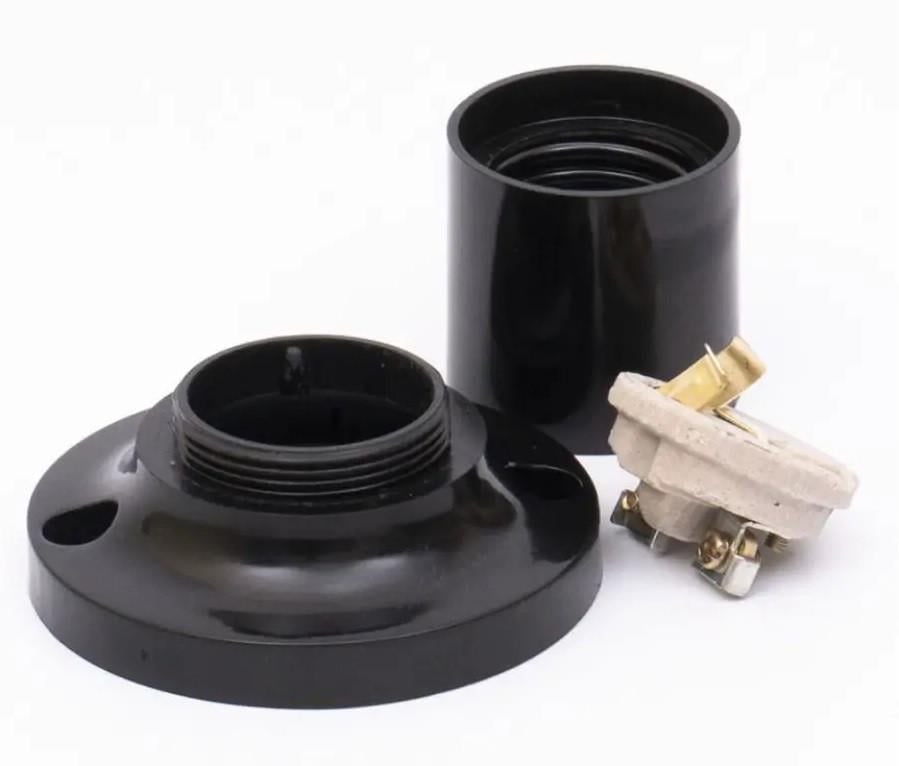 Електричний патрон Е27 карболітовий прямий (20313-е) - фото 2 Електричний патрон Е27 карболітовий прямий (20313-е) - фото 2