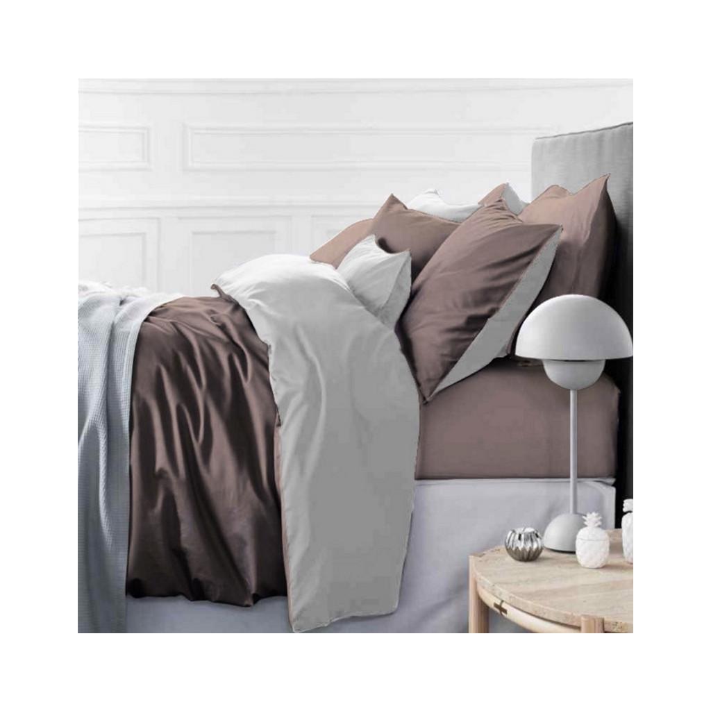 Комплект постельного белья MirSon Premium Lactic 0001+0211 satin 143х210 см (178606)