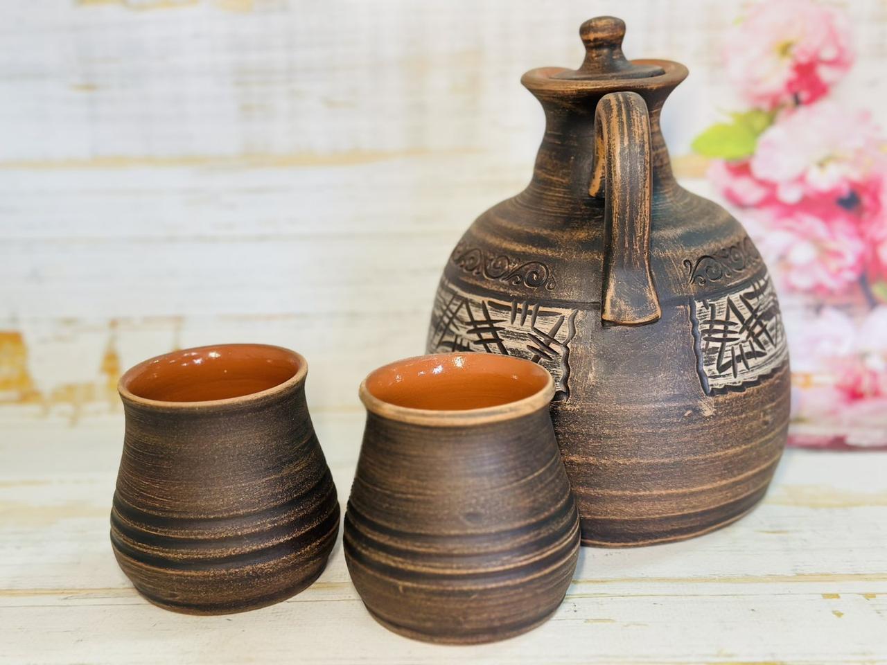 Набір винний глечик 1,5 л і 2 келихи 250 мл (2681789365) - фото 6