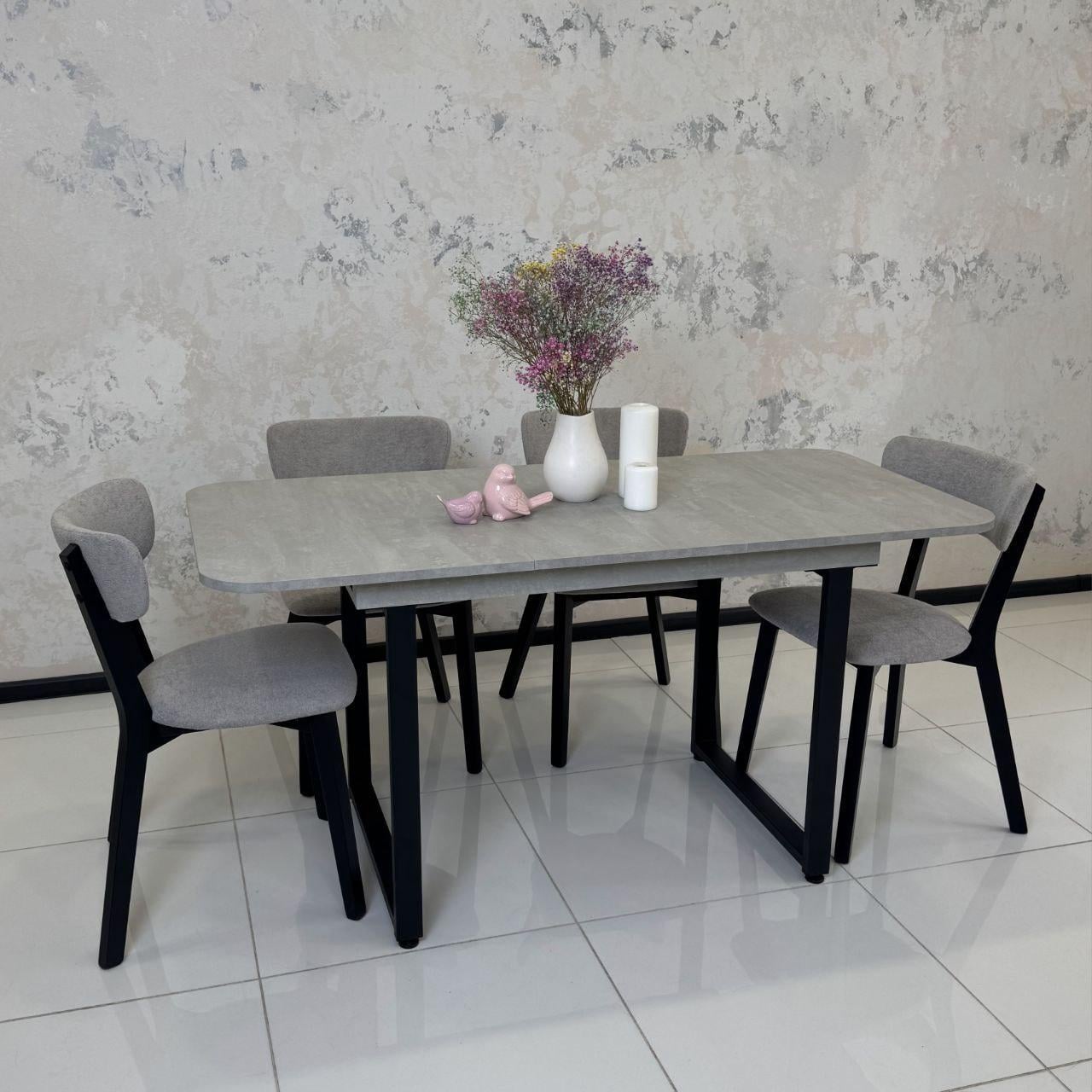 Стол кухонный раздвижной EMBER УТП032510 Loft 110-150х75х70 см