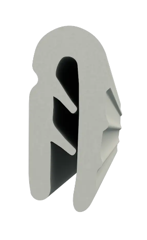 Гарпун ПВХ демпферный 1 для натяжного потолка Белый (1243456-1)