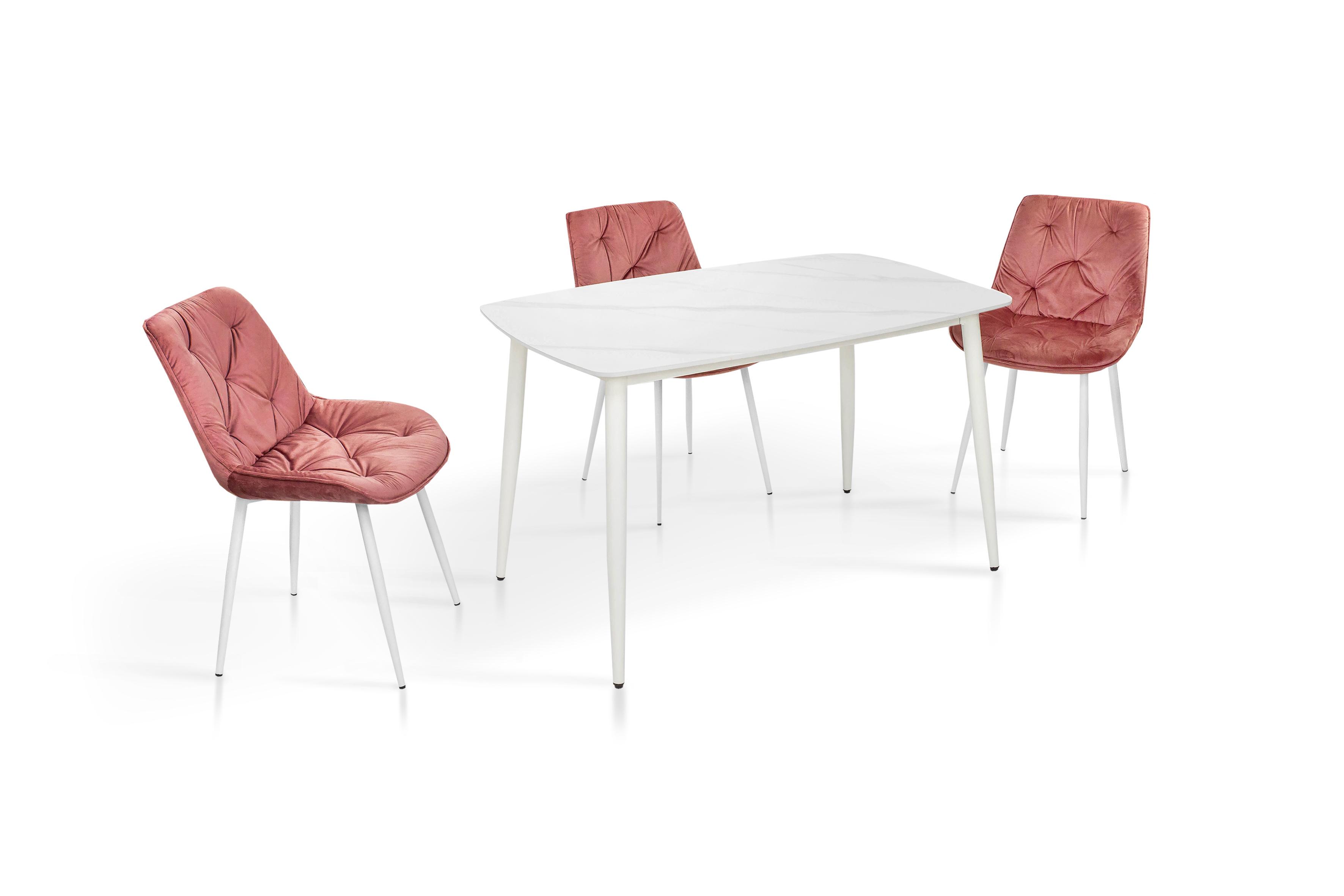 Обеденный стол Грейс Кипарис 1200х800х760 мм Белый/Мрамор белый (GAА0055673) - фото 2 Обеденный стол Грейс Кипарис 1200х800х760 мм Белый/Мрамор белый (GAА0055673) - фото 2