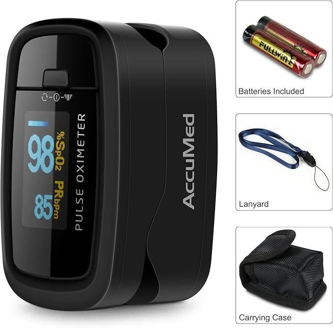 Пульсоксиметр на палець AccuMed SpO2 - фото 3 Пульсоксиметр на палець AccuMed SpO2 - фото 3