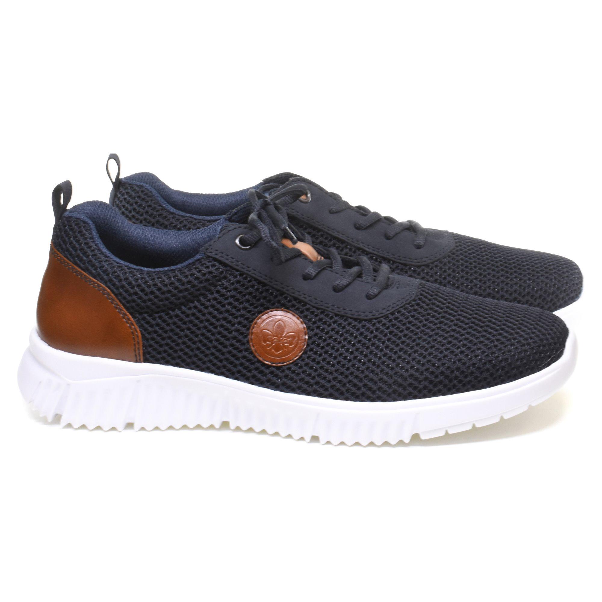 Кроссовки мужские Rieker р. 42 Темно-синий/Коричневый (34853-42) - фото 4 Кроссовки мужские Rieker р. 42 Темно-синий/Коричневый (34853-42) - фото 4