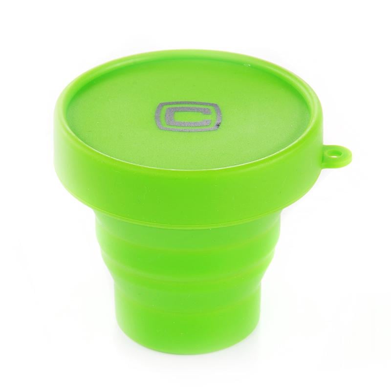Чашка складная с крышкой Сила 150 мл Зеленый (960569)