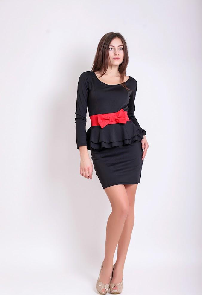 Платье женское Podium Marisa 20948-BLACK XXL Черный