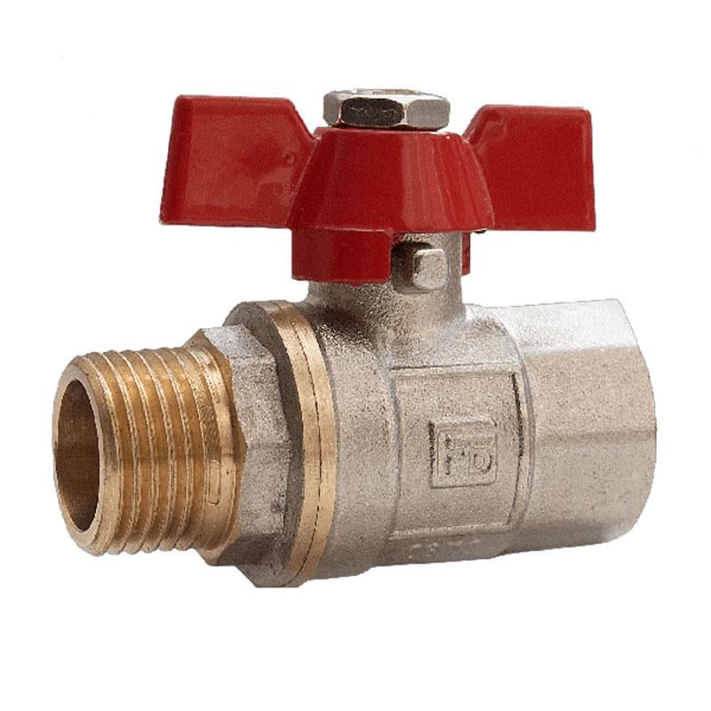 Кран шаровой FADO Classic 3/4" НВ прямой латунь (KN12)