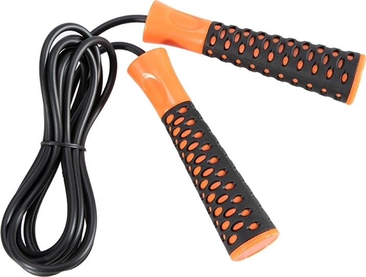 Скакалка скоростная LiveUp JUMP ROPE Черно-оранжевый (LS3143)