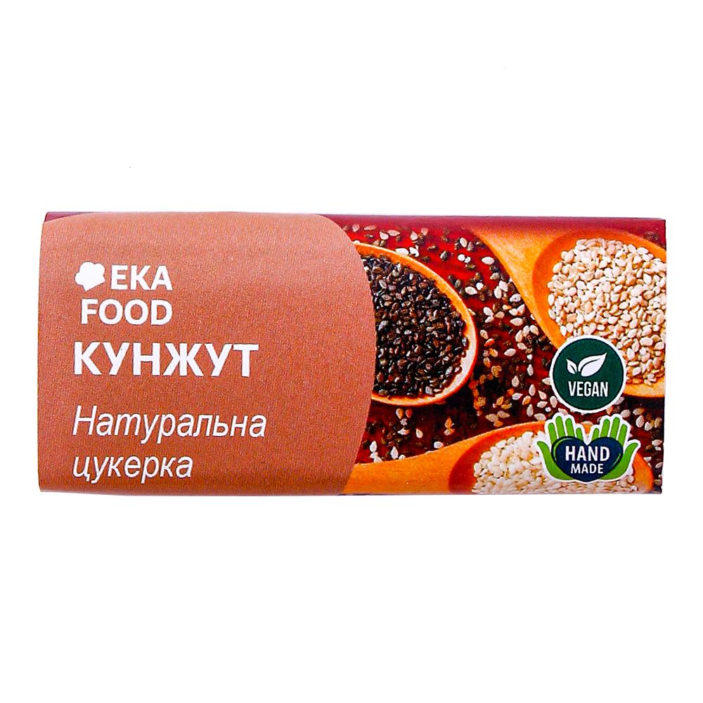 Конфета натуральная EKA Food Кунжут 20 г (3a10e4d3) - фото 4