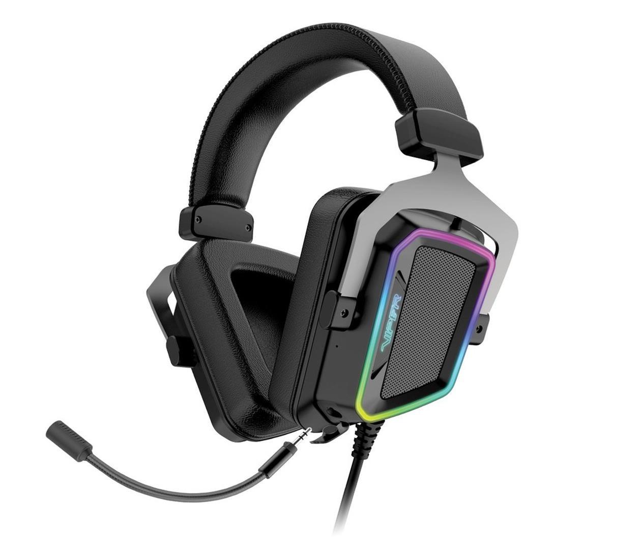 Гарнітура комп'ютерна Patriot Viper V380 Virtual 7.1 PC Gaming Headset Чорний (PV3807UMXEK)