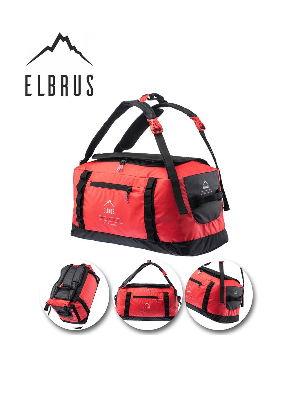 Cумка-рюкзак дорожня Elbrus Brightybag Backpack 26x53x25см 35 л Red/Black (EBS-BG35-RD) - фото 3