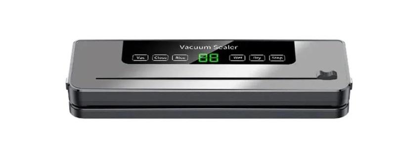 Упаковщик для продуктов Good Idea FKJ-5100 с LED-дисплеем и резаком сила всасывания 65 Kpa Серый (473663)