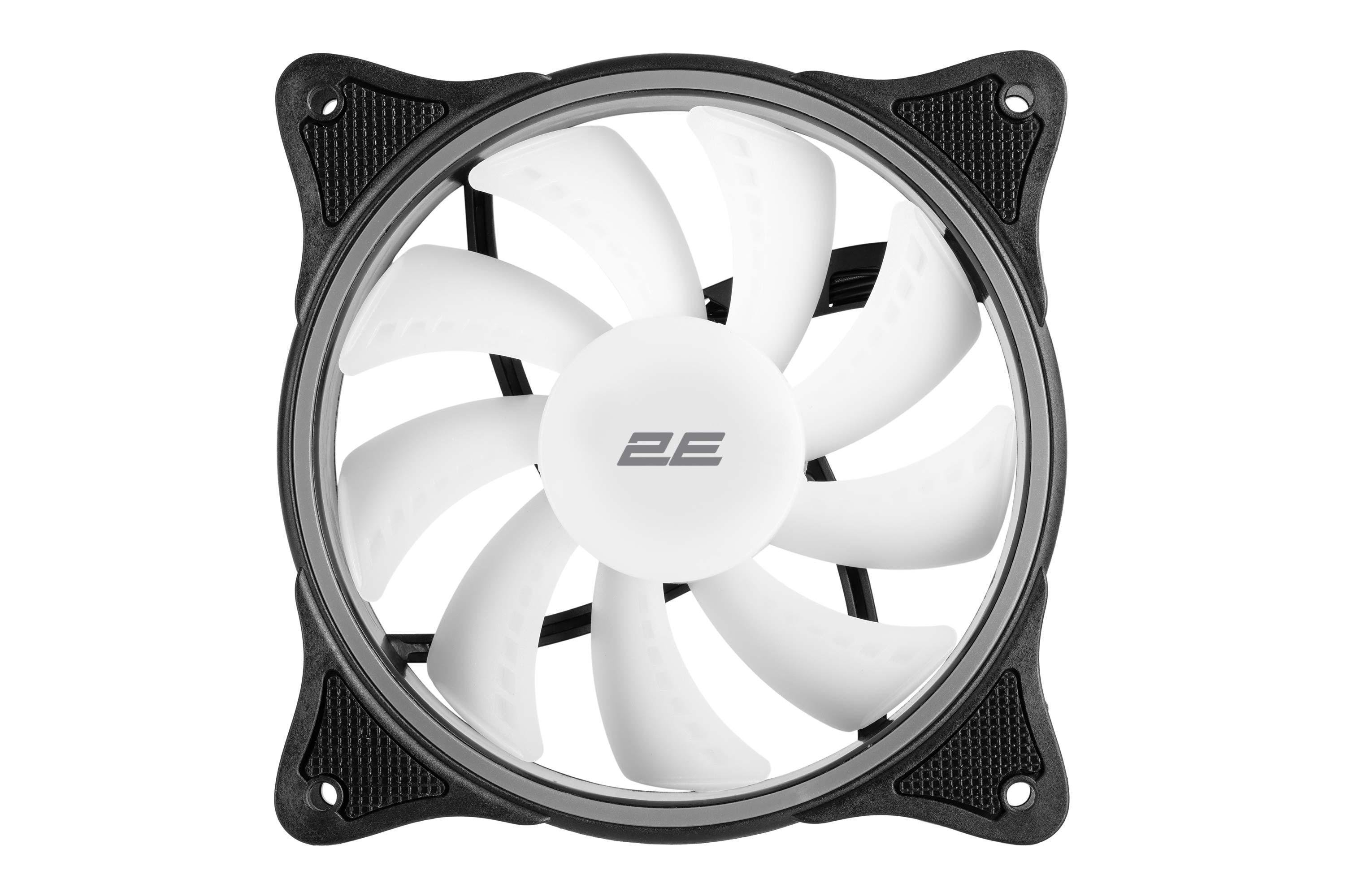 Вентилятор корпусный 2E Gaming (ERC-2E-F120OI-ARGB) - фото 5 Вентилятор корпусный 2E Gaming (ERC-2E-F120OI-ARGB) - фото 5