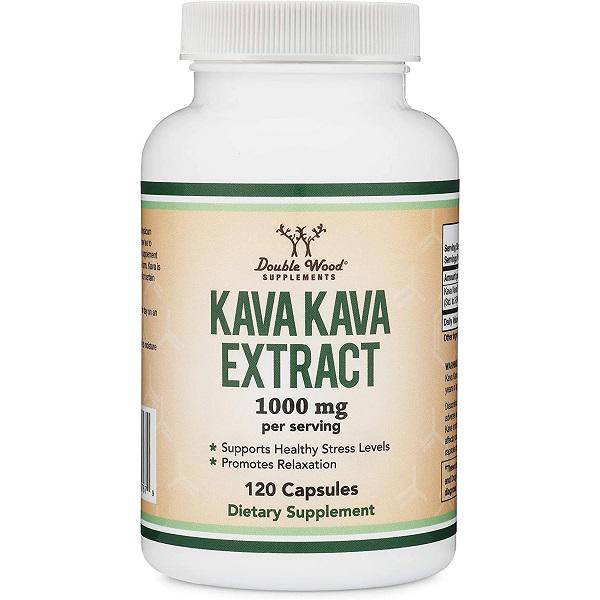 Комплекс для сну Double Wood Kava Extract 1000 мг 60 порцій 120 капсул (000020091)