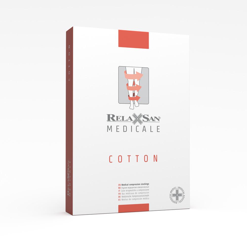 Медицинские компрессионные гольфы Relaxsan Medicale COTTON 2 класса с открытым носком 23-32 мм рт.ст. р. 4 Бежевый (2050) - фото 2 Медицинские компрессионные гольфы Relaxsan Medicale COTTON 2 класса с открытым носком 23-32 мм рт.ст. р. 4 Бежевый (2050) - фото 2