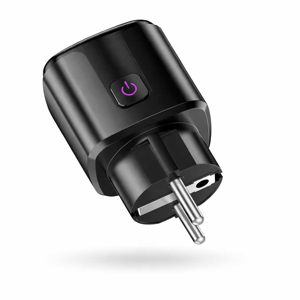 Розетка умная Wi-Fi-20А 4500Вт Smart Tuya с таймером Черный