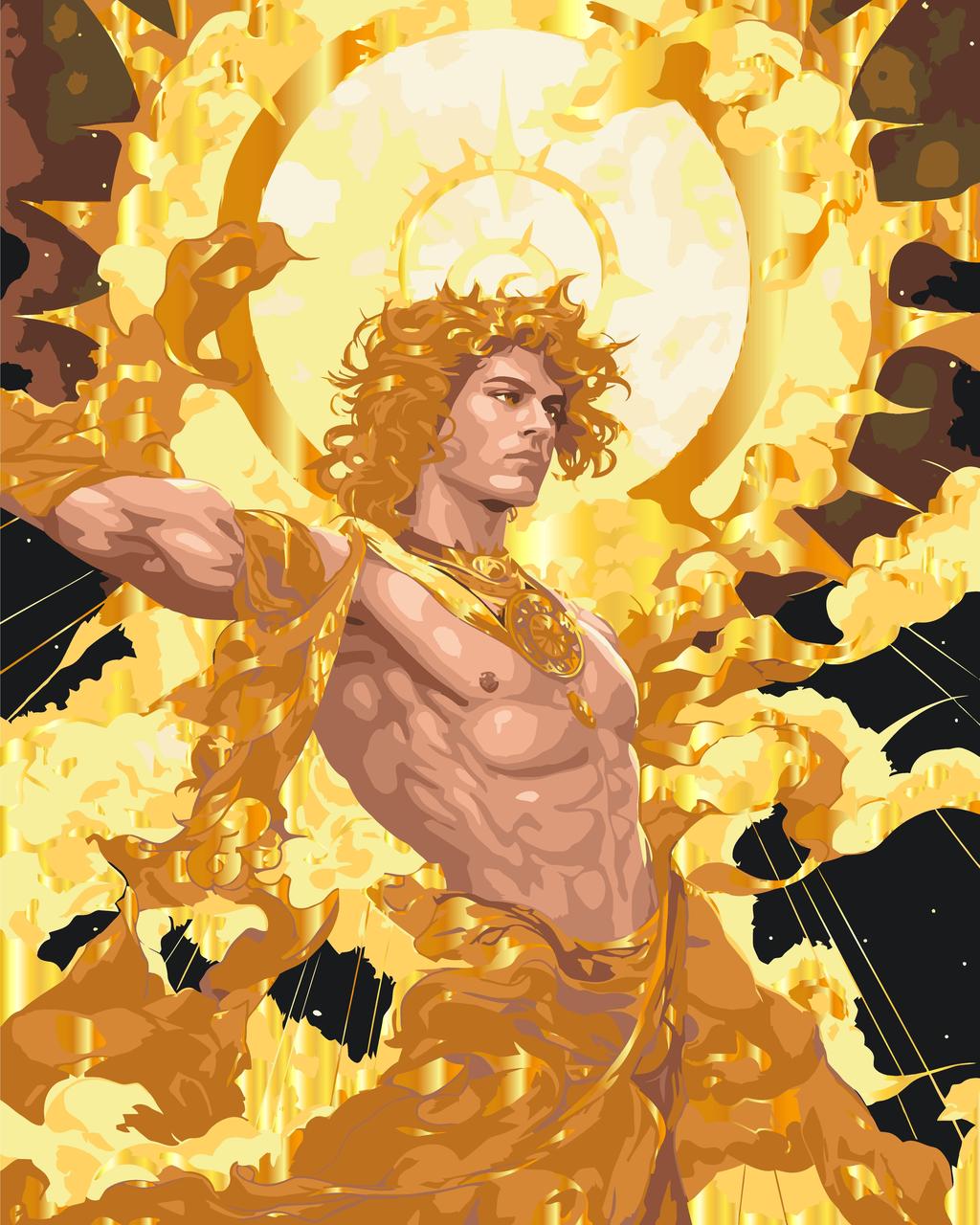 Картина по номерам ART CRAFT Люди Обладатель света с красками металлик 40 х 50 см