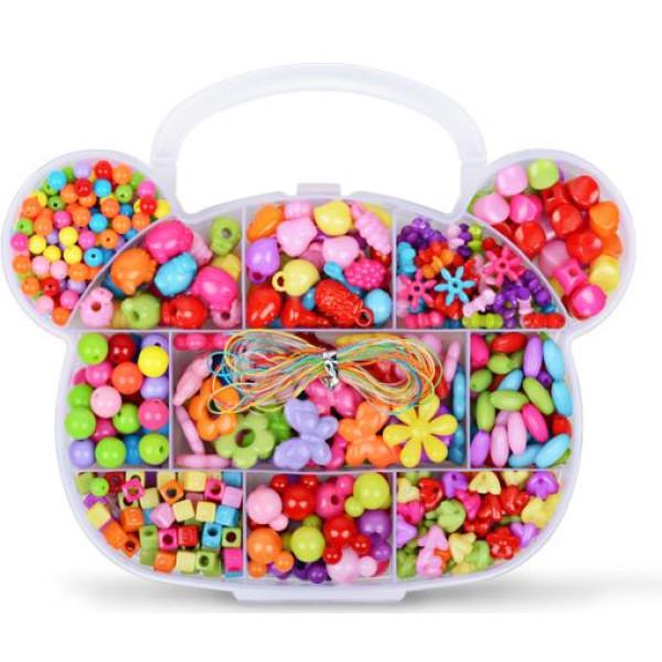 Набор для плетения браслетов бус из бусин и кулонов в виде МИККИ Бабочки Xin Runyang 550 шт. (2587293676)