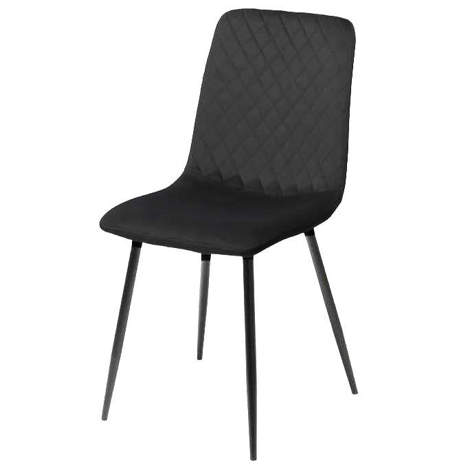 Стул кухонный Intarsio Perla Черный/Черный (13768602)