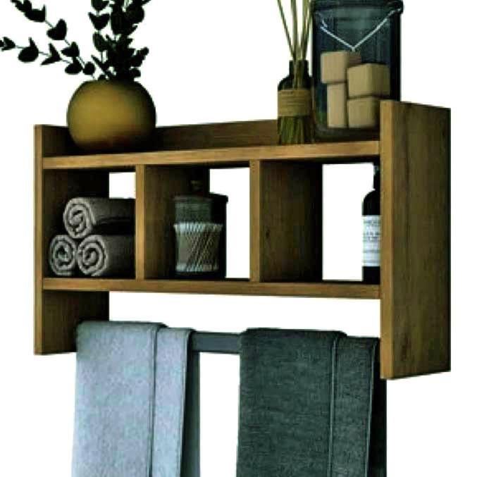 Полка для ванной из дерева Лобез Мускат (ВНП/006307)