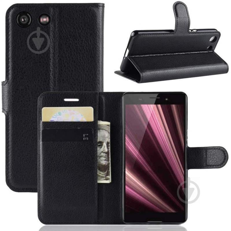 Чехол-книжка Litchie Wallet для Sony Xperia Ace / XZ4 Compact Black (hub_RpwY10668) - фото 2