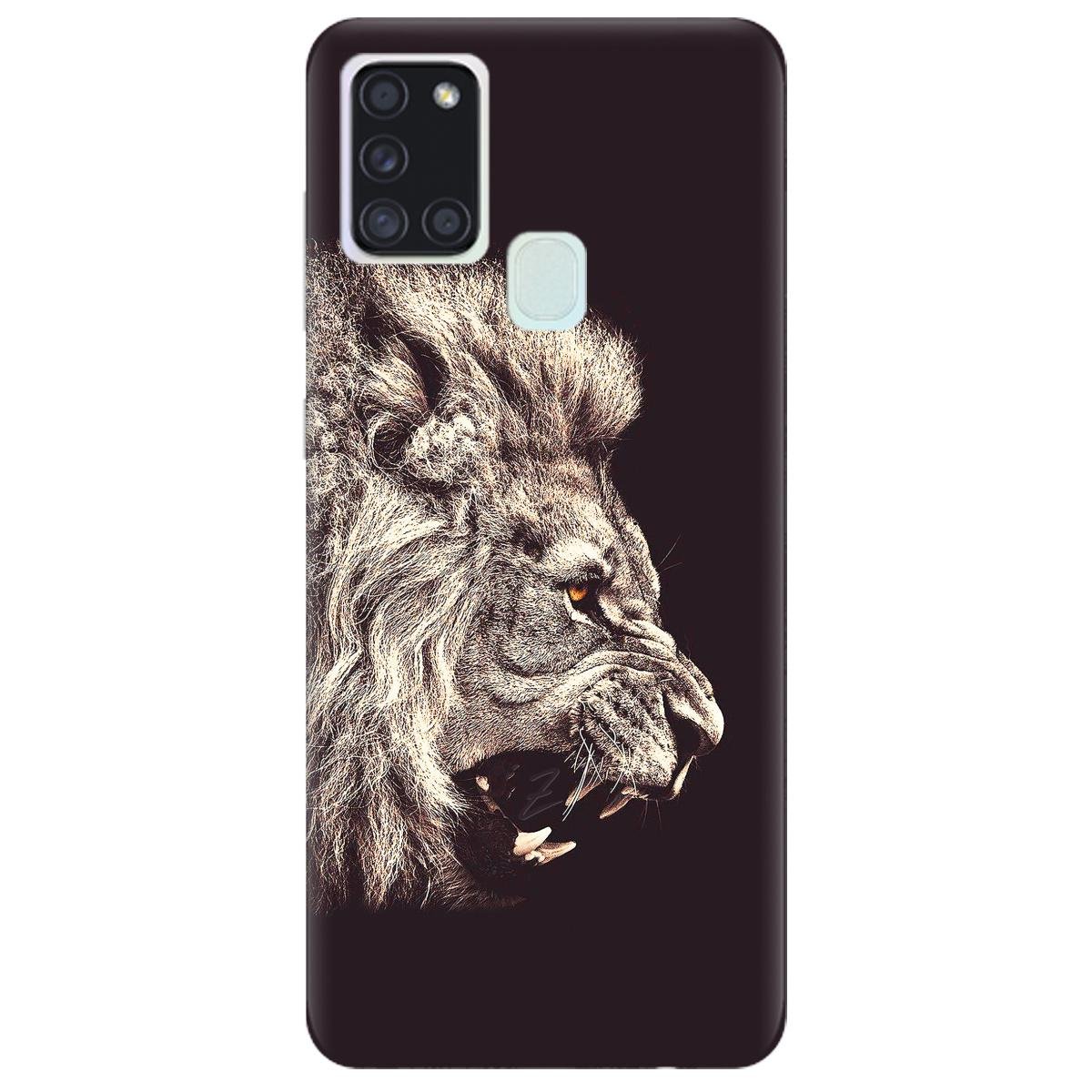 Силіконовий чохол Zorrov для Samsung Galaxy A21s - LION (14100040062087622)