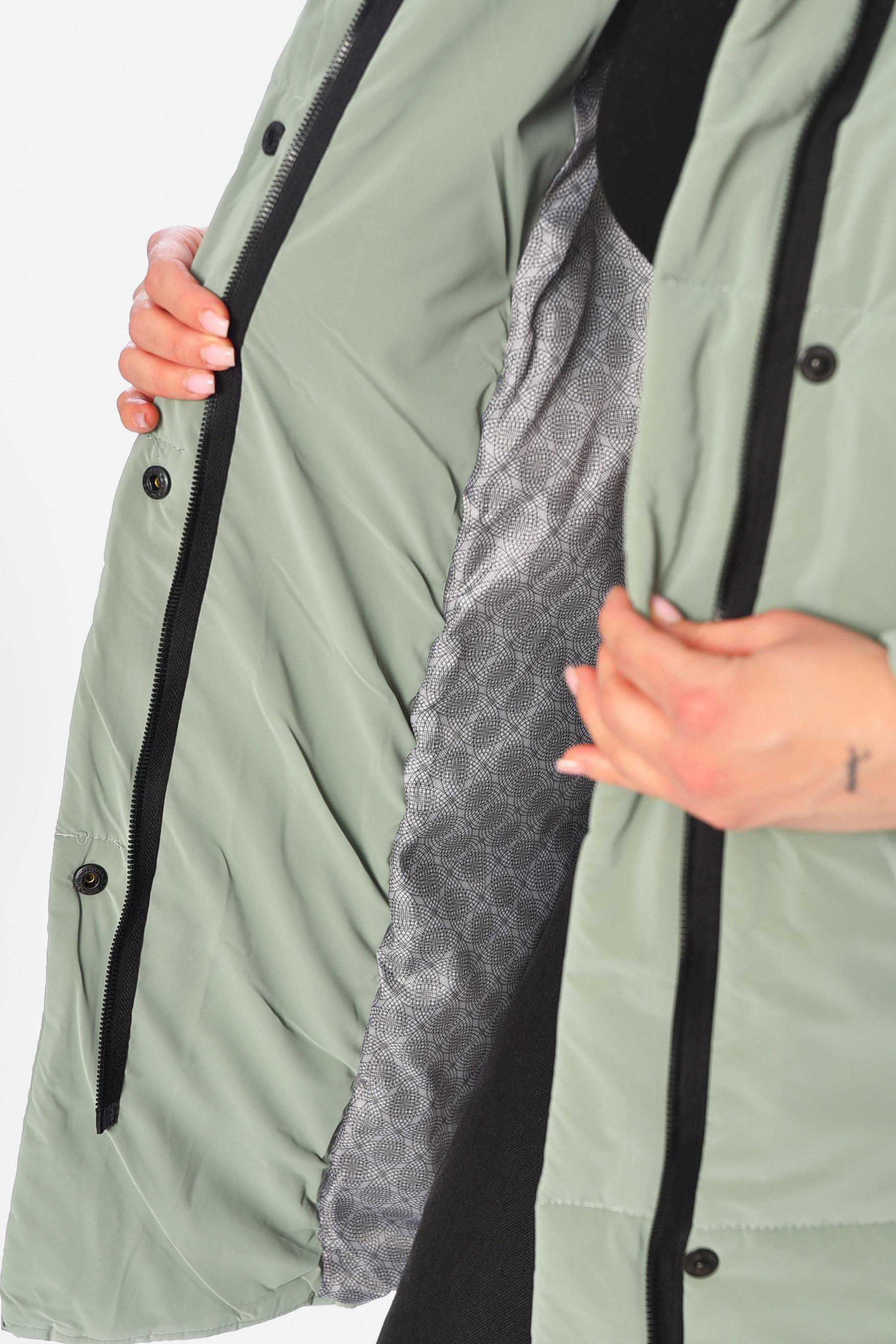 Куртка женская демисезонная S Мятный (197237) - фото 4