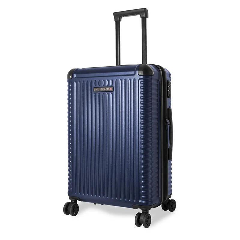Валіза на 4-х колесах Swissbrand Paris M 64-74 л Navy (DAS301892)