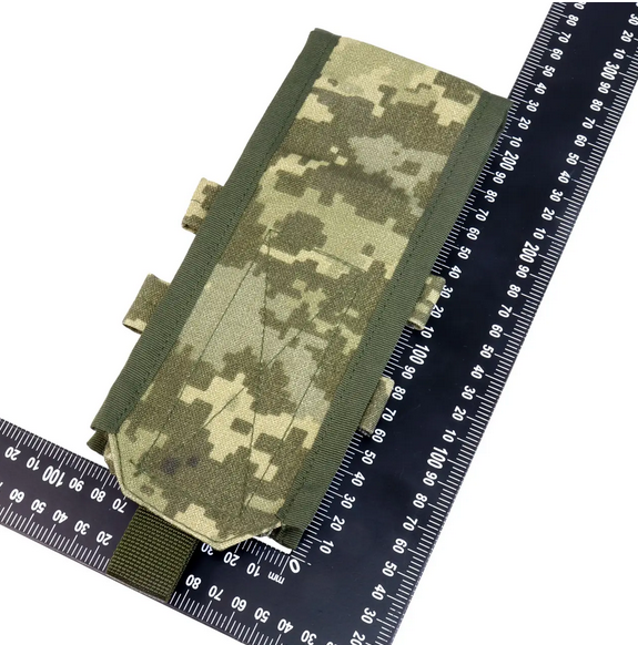 Підсумок під 2 магазини Cordura на пояс АК з клапаном Піксель - фото 6