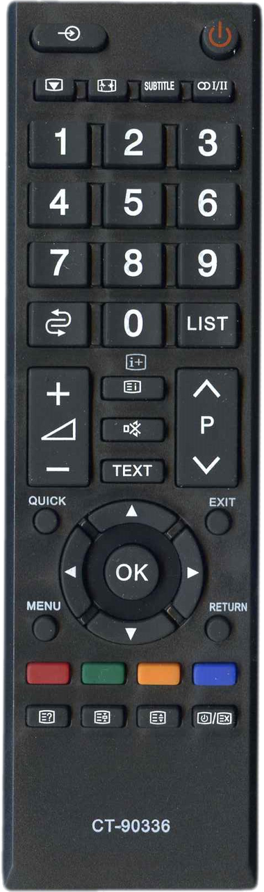 Пульт для телевизора Toshiba CT-90336 CT-90380 (2076)