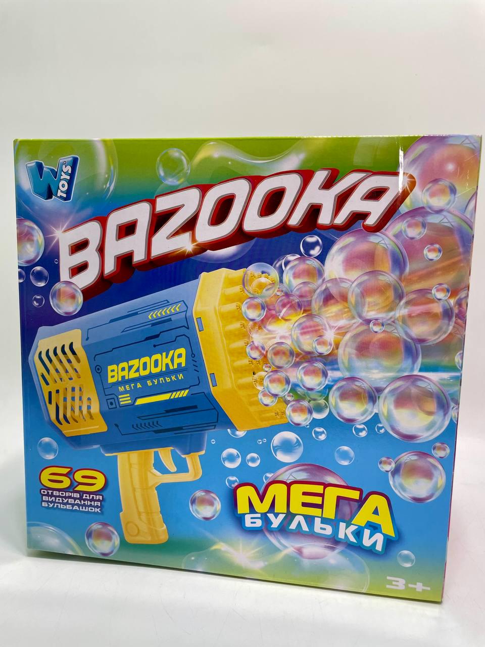 Пистолет с мыльными пузырями WToys 69 отверстий/цветная подсветка/автоматический принцип/аккумулятор - фото 5 Пистолет с мыльными пузырями WToys 69 отверстий/цветная подсветка/автоматический принцип/аккумулятор - фото 5