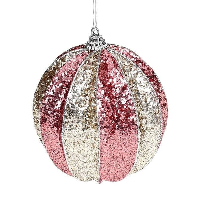 Шар новогодний из пенопласта 182-215 10 см (12323)