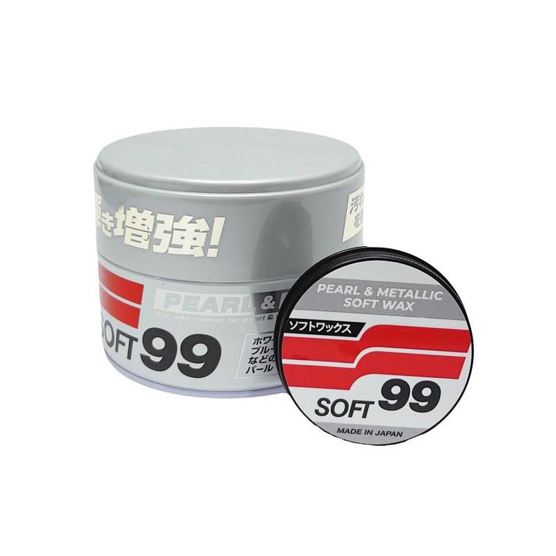 Мягкий воск для очистки светлых автомобилей Soft99 Soft Wax Pearl & Metallic 50 г