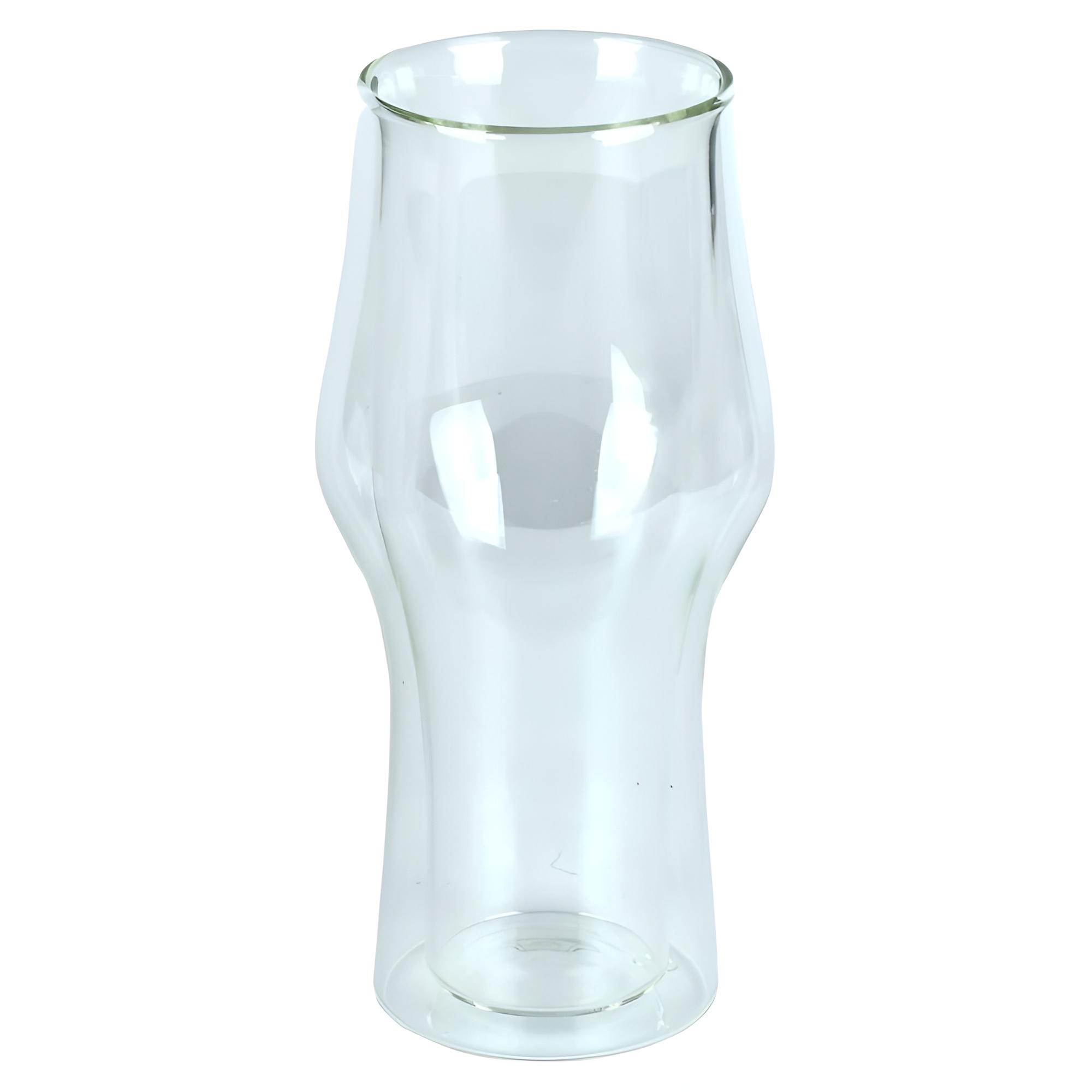 Бокал для пива R99352 с двойной стенкой стеклянный 500 мл Прозрачный (29424963)