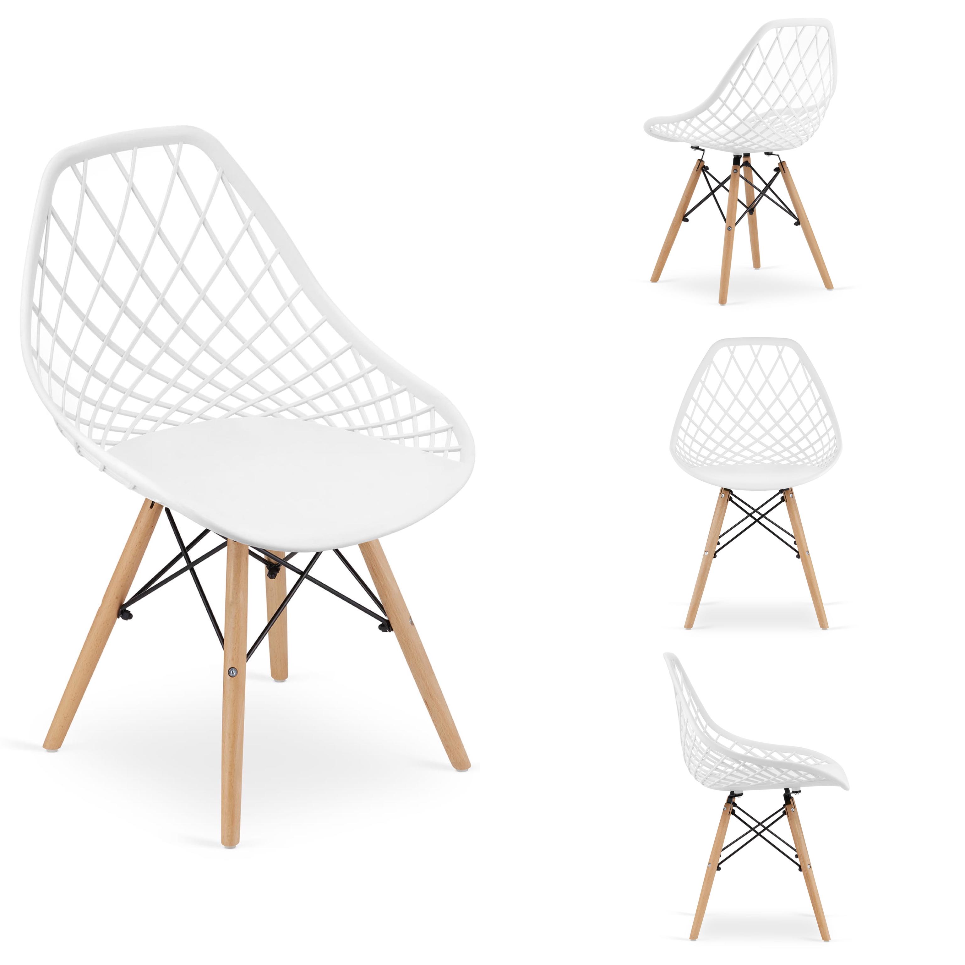 Стулья кухонные LBT SAKAI 4 шт Белый (9490)